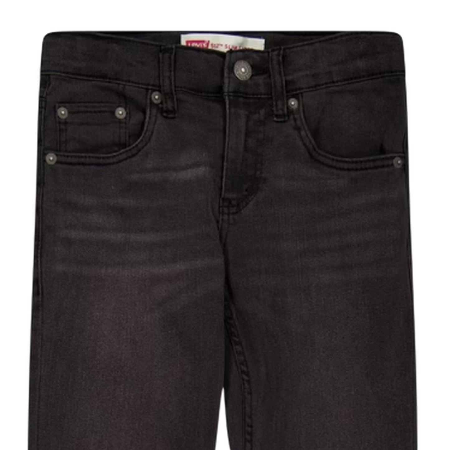 Black - Side - Levis Childrens-Kids 512 Denim Jeans