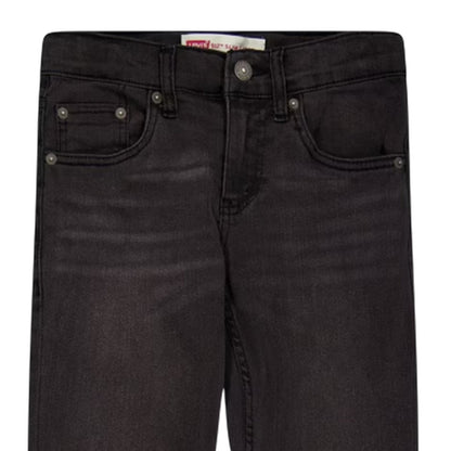 Black - Side - Levis Childrens-Kids 512 Denim Jeans