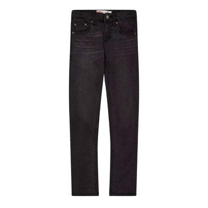 Black - Front - Levis Childrens-Kids 512 Denim Jeans
