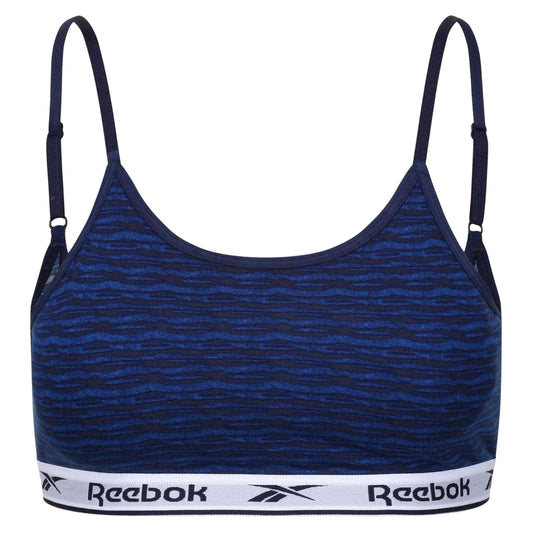 Blue-Navy - Front - Reebok Womens-Ladies Berry Sports Bra