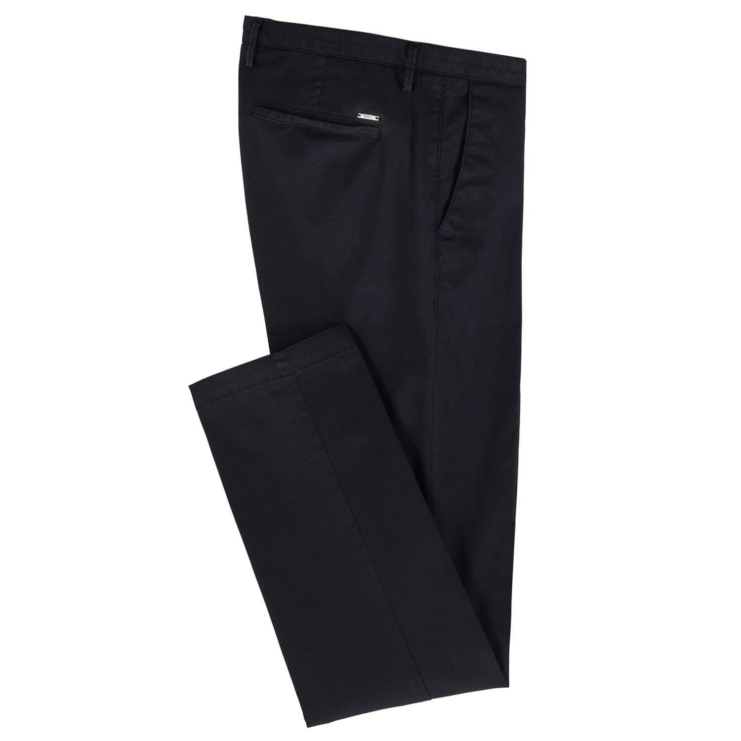 Navy Blue - Back - Boss Mens Rice 3-D Trousers