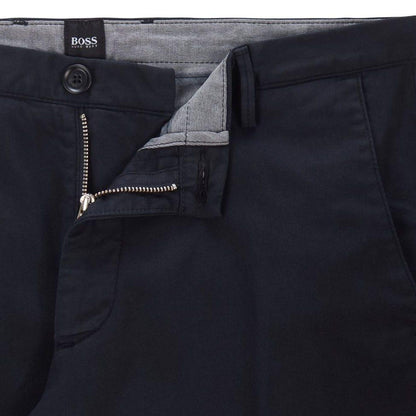 Navy Blue - Side - Boss Mens Rice 3-D Trousers