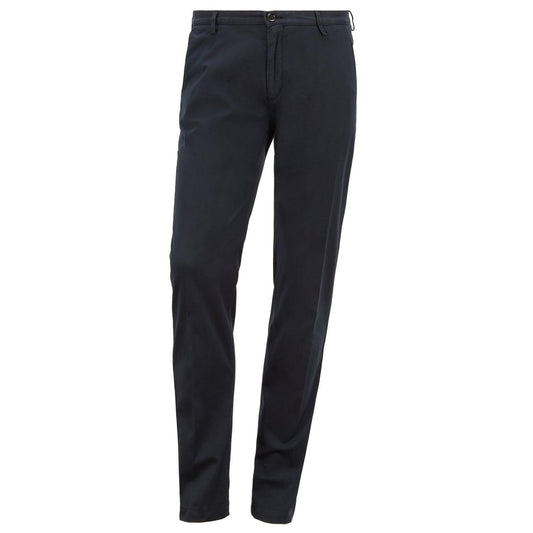 Navy Blue - Front - Boss Mens Rice 3-D Trousers