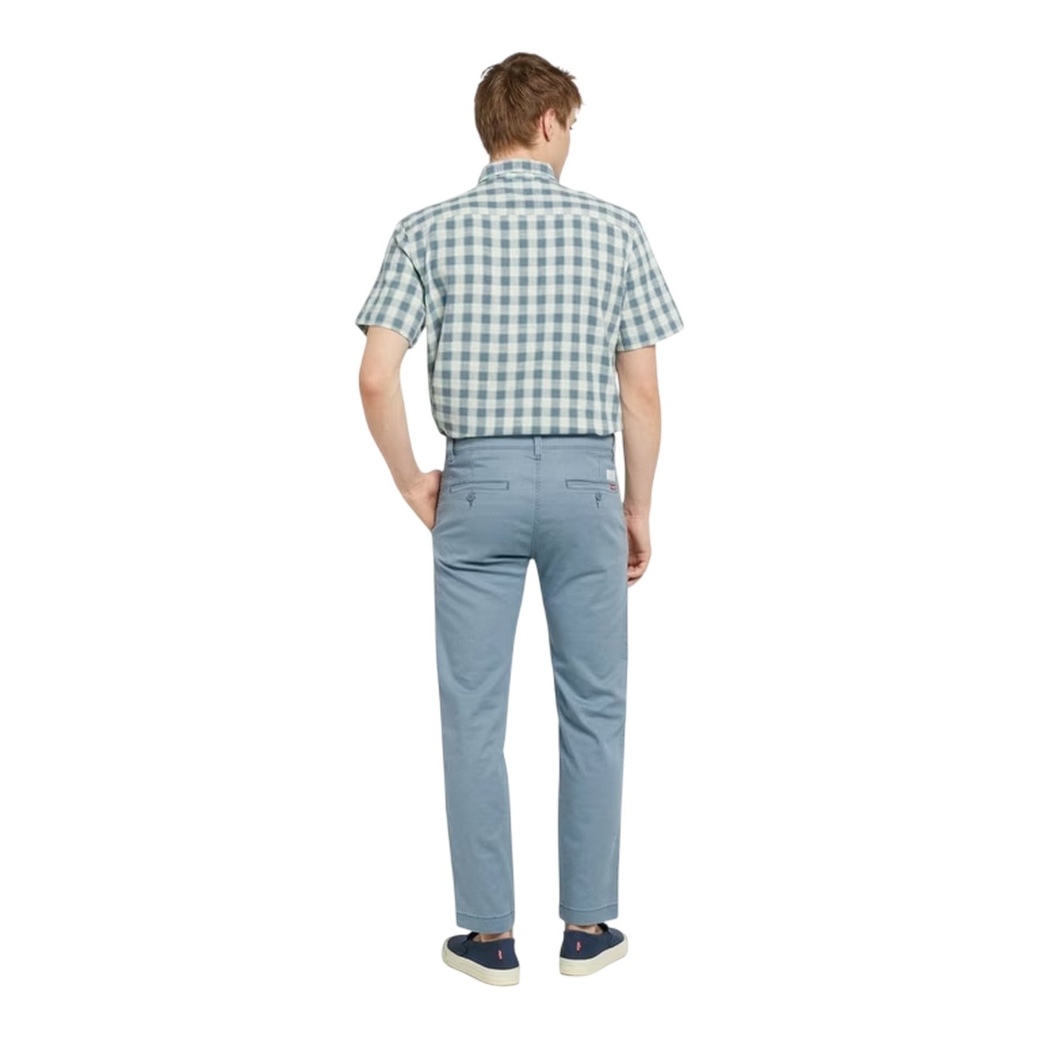 Blue - Back - Levis Mens Straight Chinos