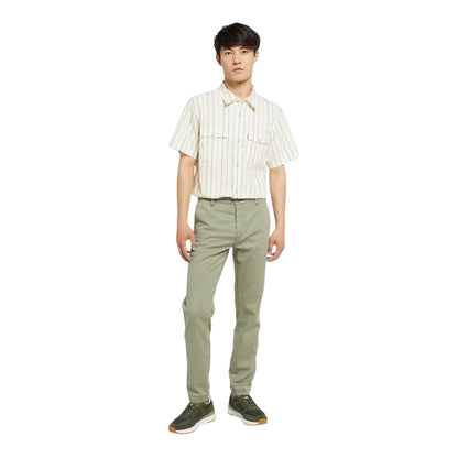 Deep Lichen Green - Front - Levis Mens Straight Chinos
