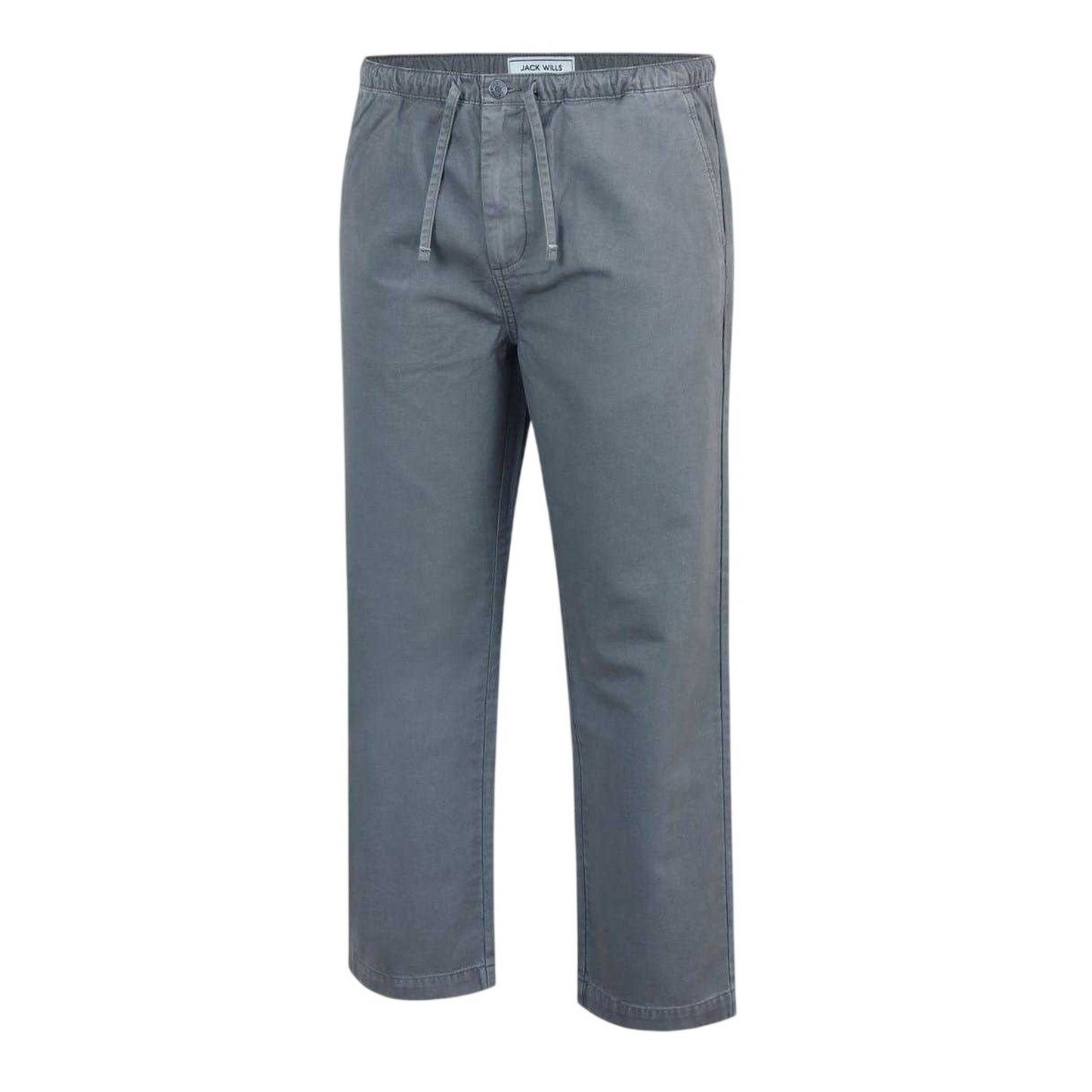 Slate - Side - Jack Wills Mens Wide Leg Chinos