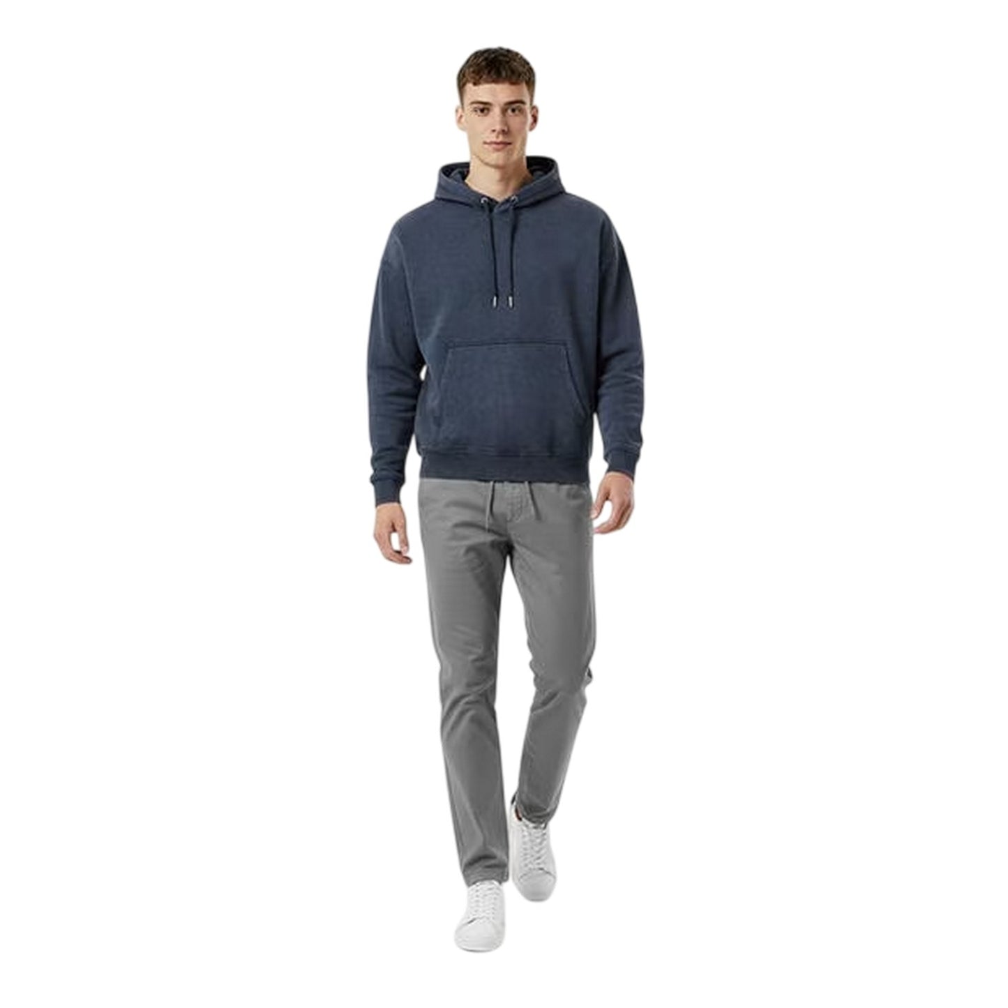 Slate - Pack Shot - Jack Wills Mens Wide Leg Chinos