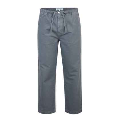 Slate - Front - Jack Wills Mens Wide Leg Chinos