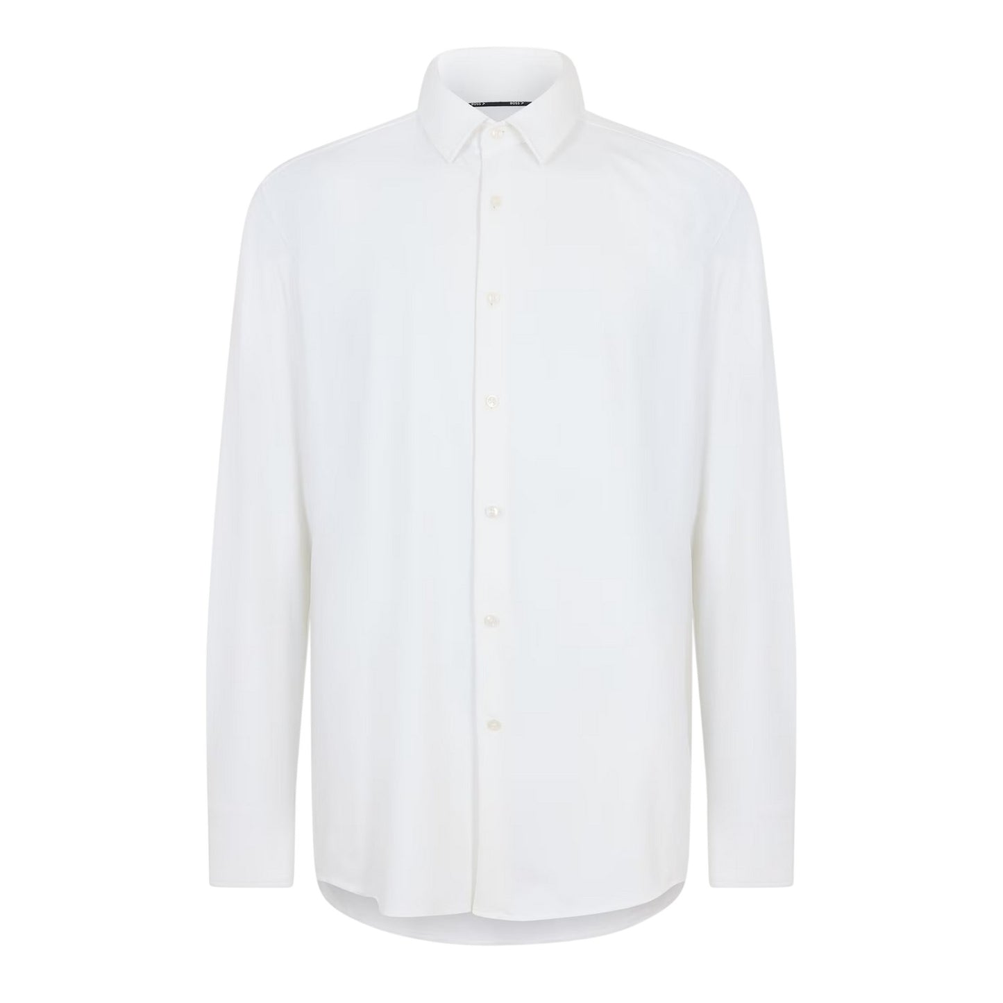White - Front - Boss Mens P-Hank S Oxford Long-Sleeved Shirt