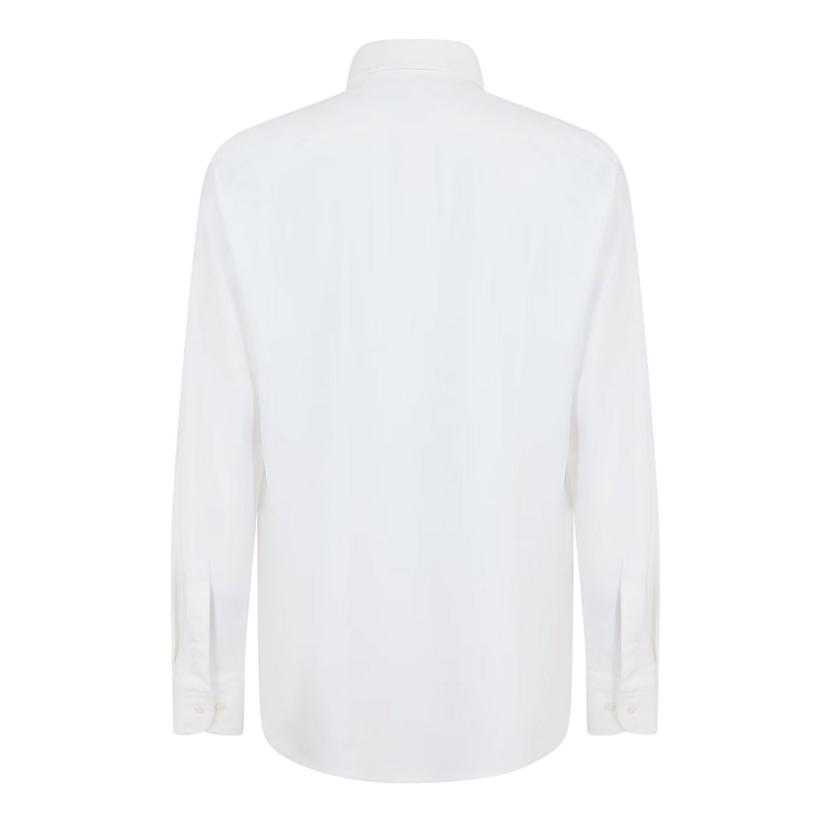 White - Back - Boss Mens P-Hank S Oxford Long-Sleeved Shirt