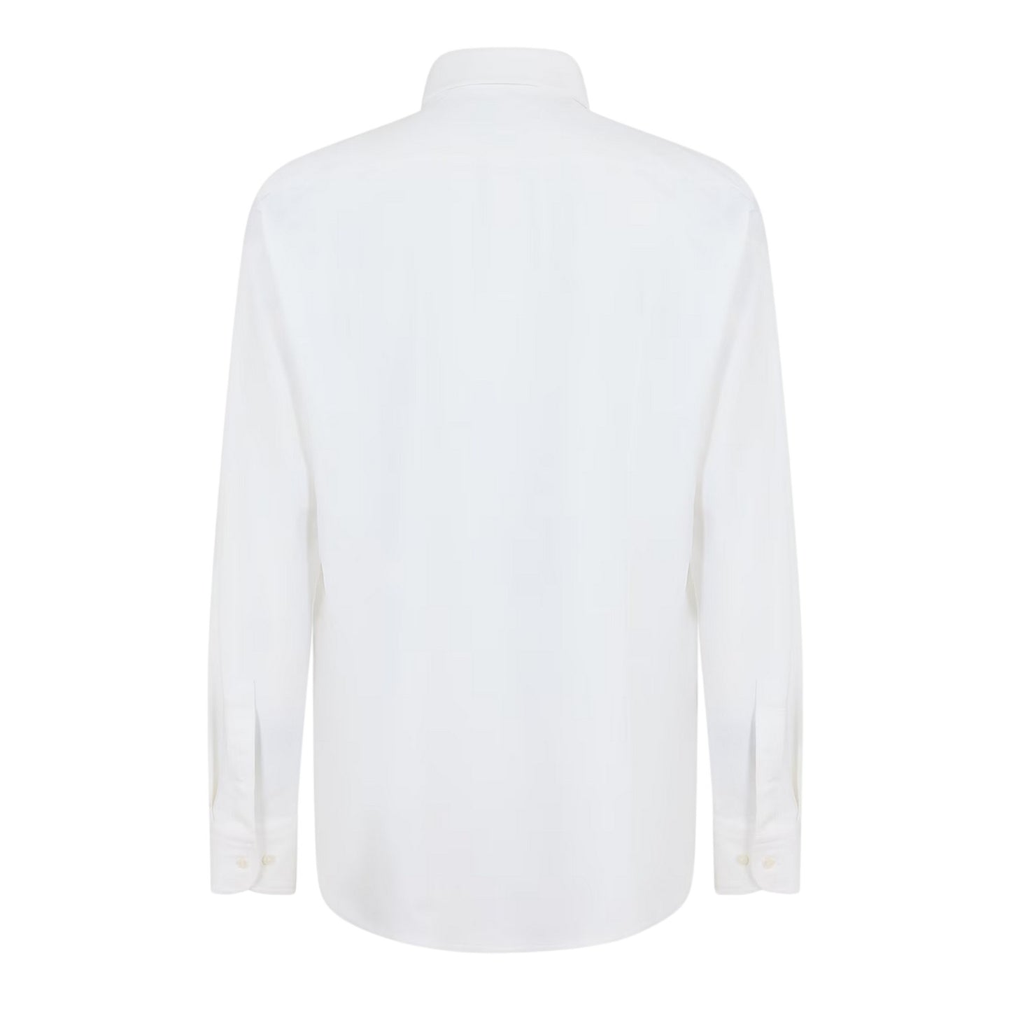 White - Back - Boss Mens P-Hank S Oxford Long-Sleeved Shirt