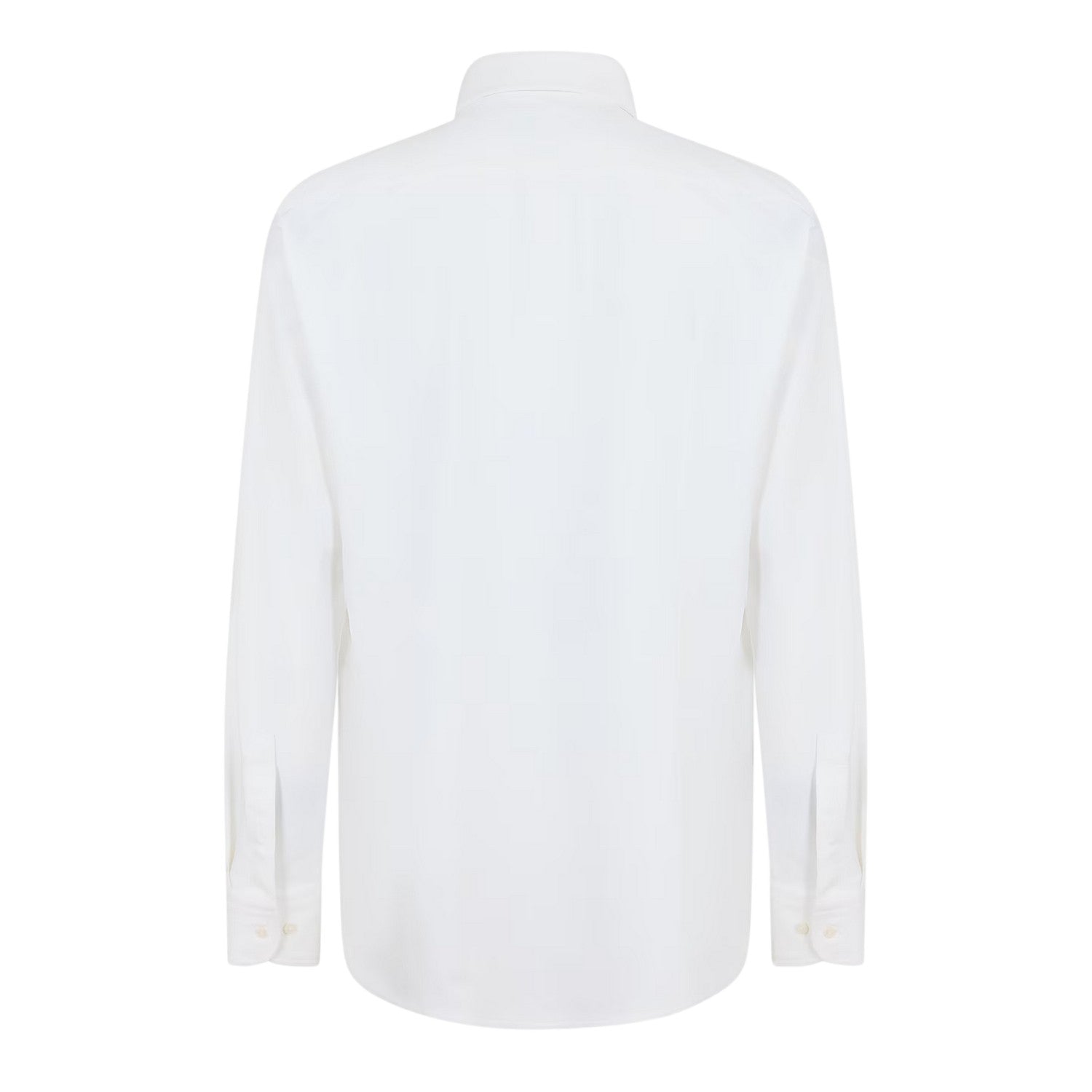 White - Back - Boss Mens P-Hank S Oxford Long-Sleeved Shirt