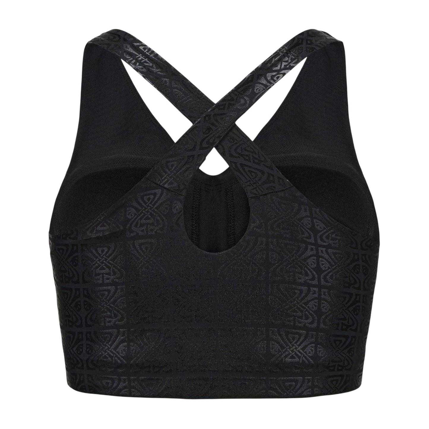 Black - Back - Biba Womens-Ladies Move V Neck Sports Bra