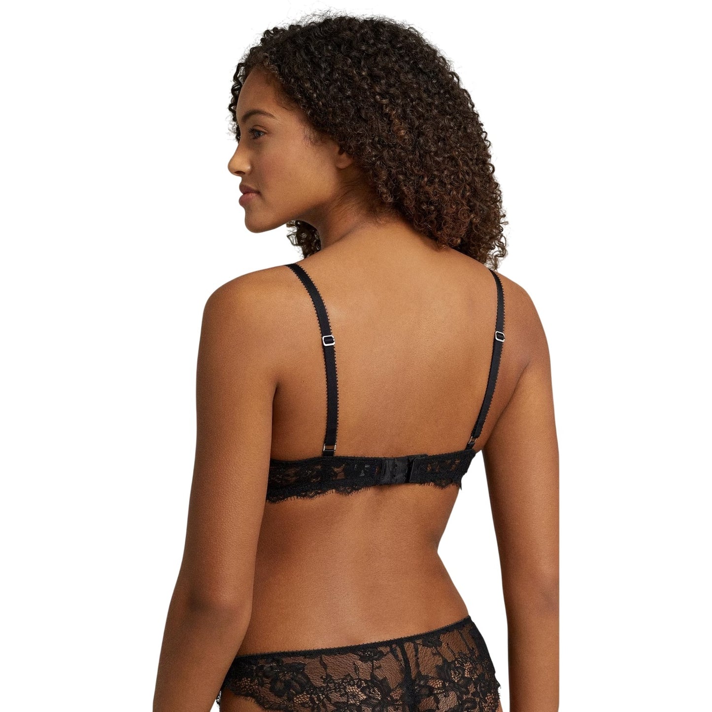 Onyx - Back - Ralph Lauren Womens-Ladies Demi Lace Bra