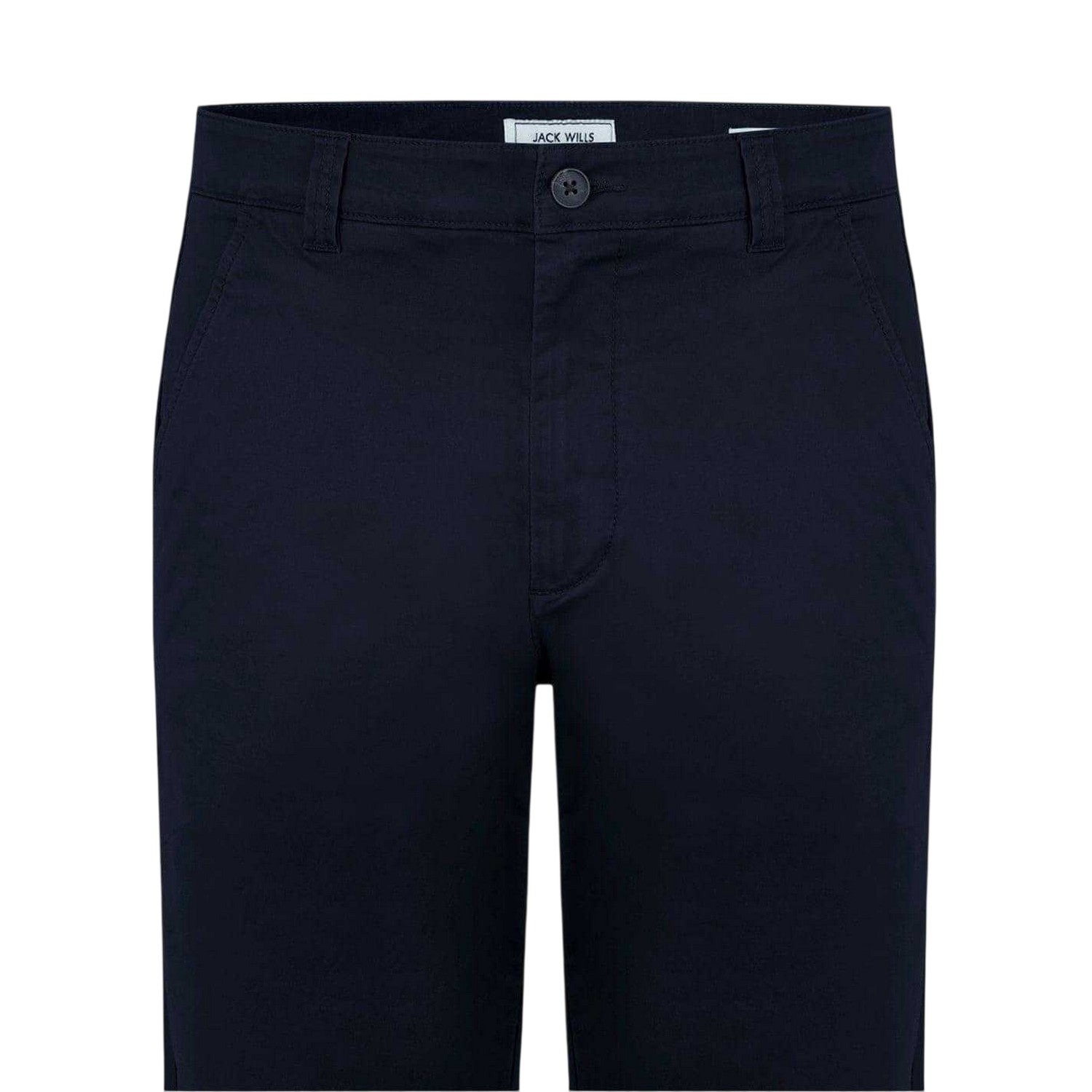 Black - Side - Jack Wills Mens Relaxed Fit Chinos