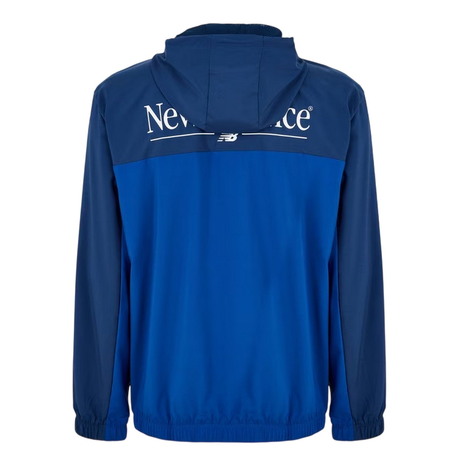 Galaxy Blue - Back - New Balance Mens Reimagined Colour Block Woven Regular Windbreaker