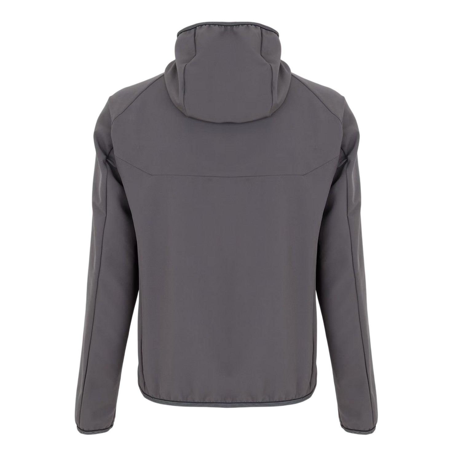 Dark Grey - Back - Boss Mens Future Hooded Windbreaker