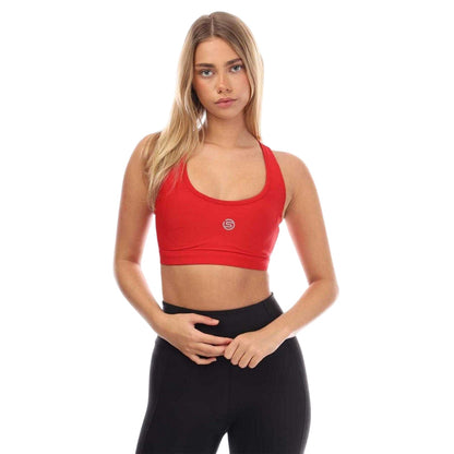 Red - Front - Skins Womens-Ladies Series-3 Sports Bra