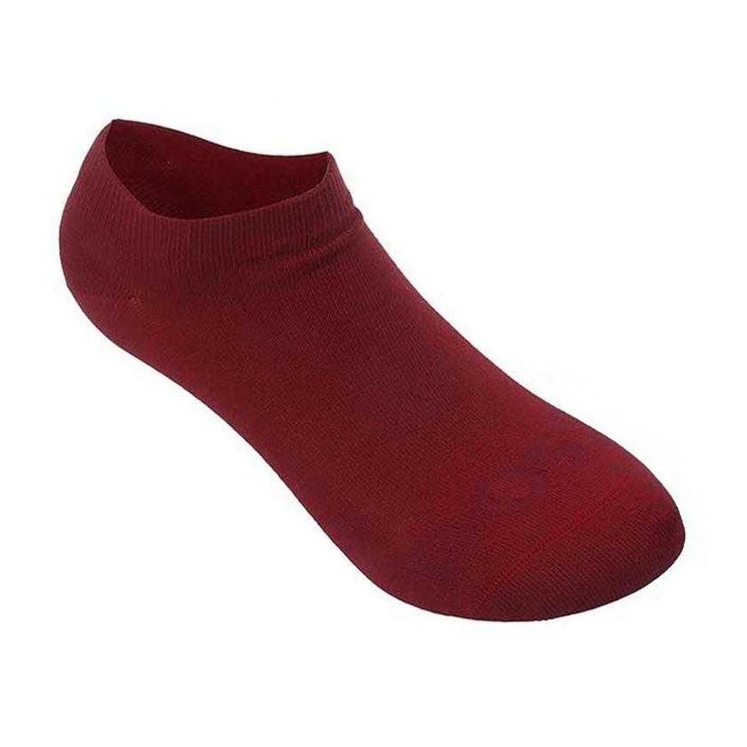 Off White-Pink-Burgundy - Back - Boss Womens-Ladies Logo Ankle Length Trainer Socks (Pack of 3)