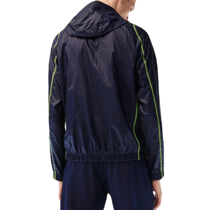 Navy - Back - Lacoste Mens Roland Garros Windbreaker