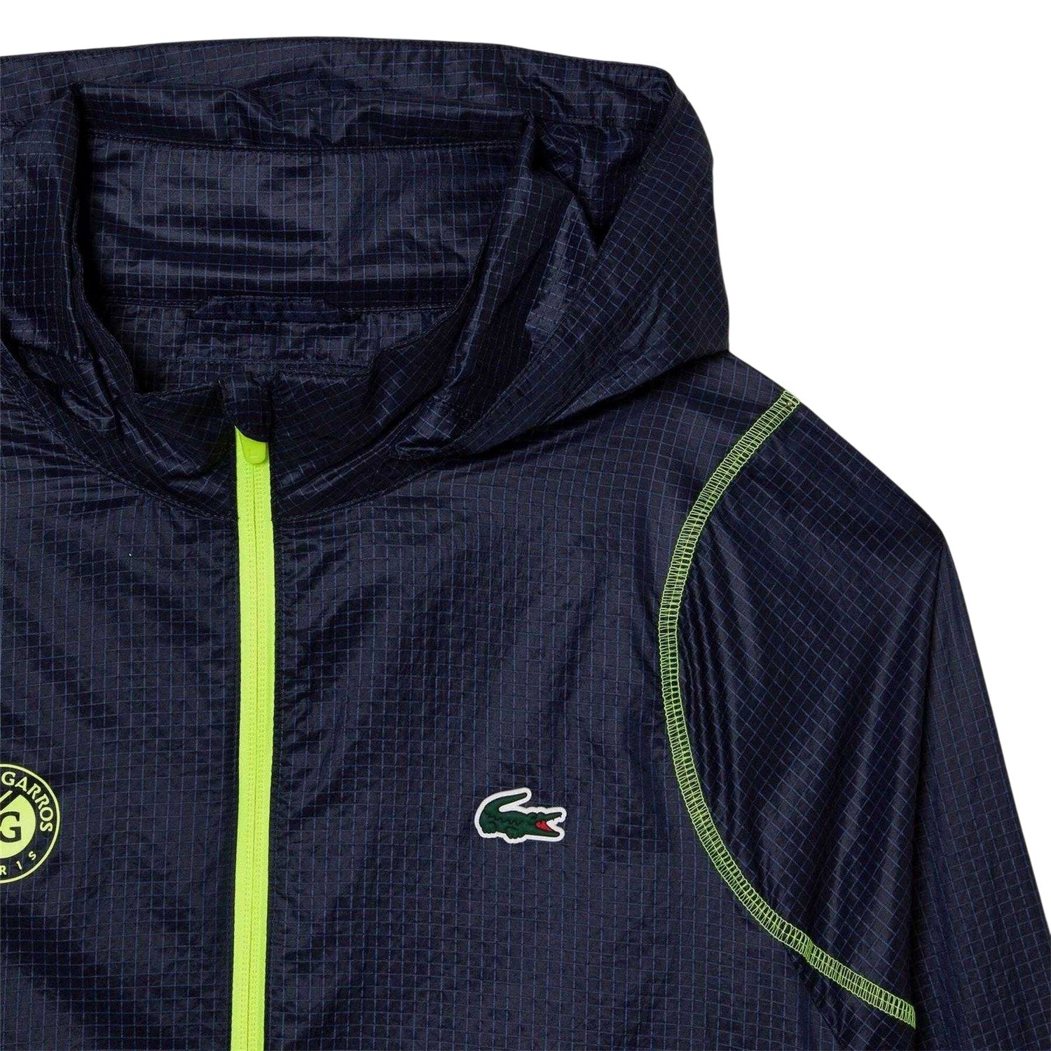 Navy - Side - Lacoste Mens Roland Garros Windbreaker
