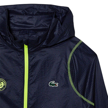 Navy - Side - Lacoste Mens Roland Garros Windbreaker