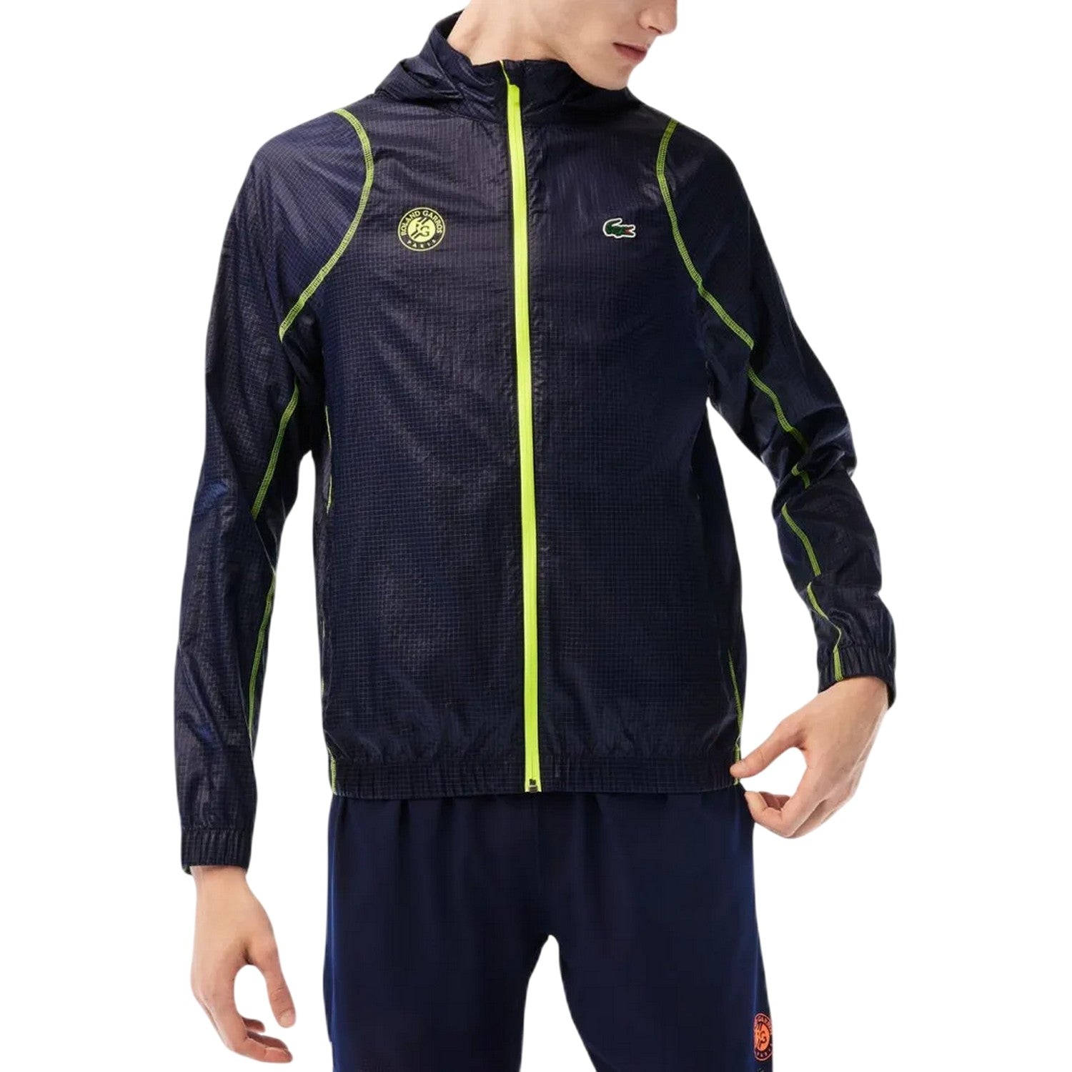 Navy - Lifestyle - Lacoste Mens Roland Garros Windbreaker