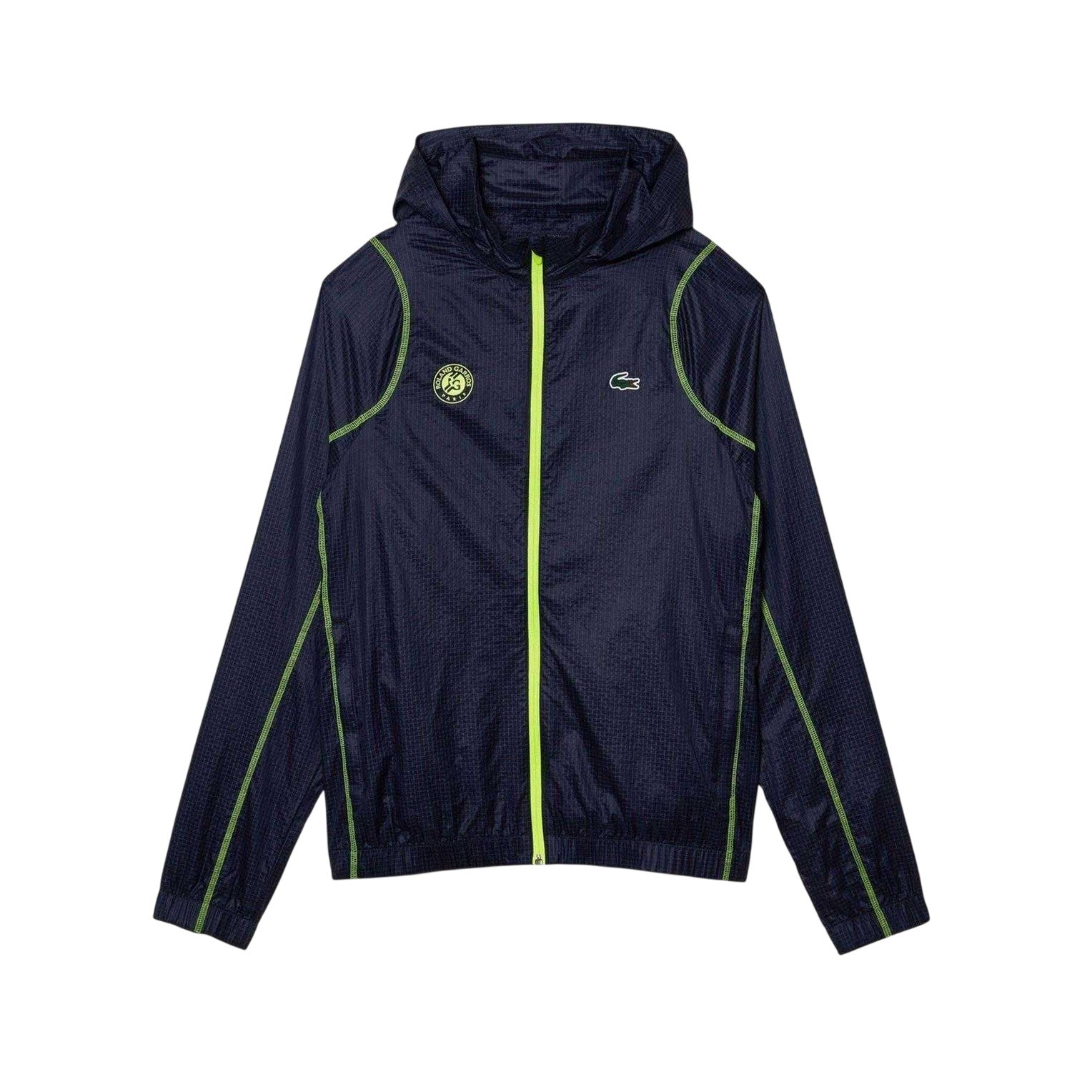 Navy - Front - Lacoste Mens Roland Garros Windbreaker