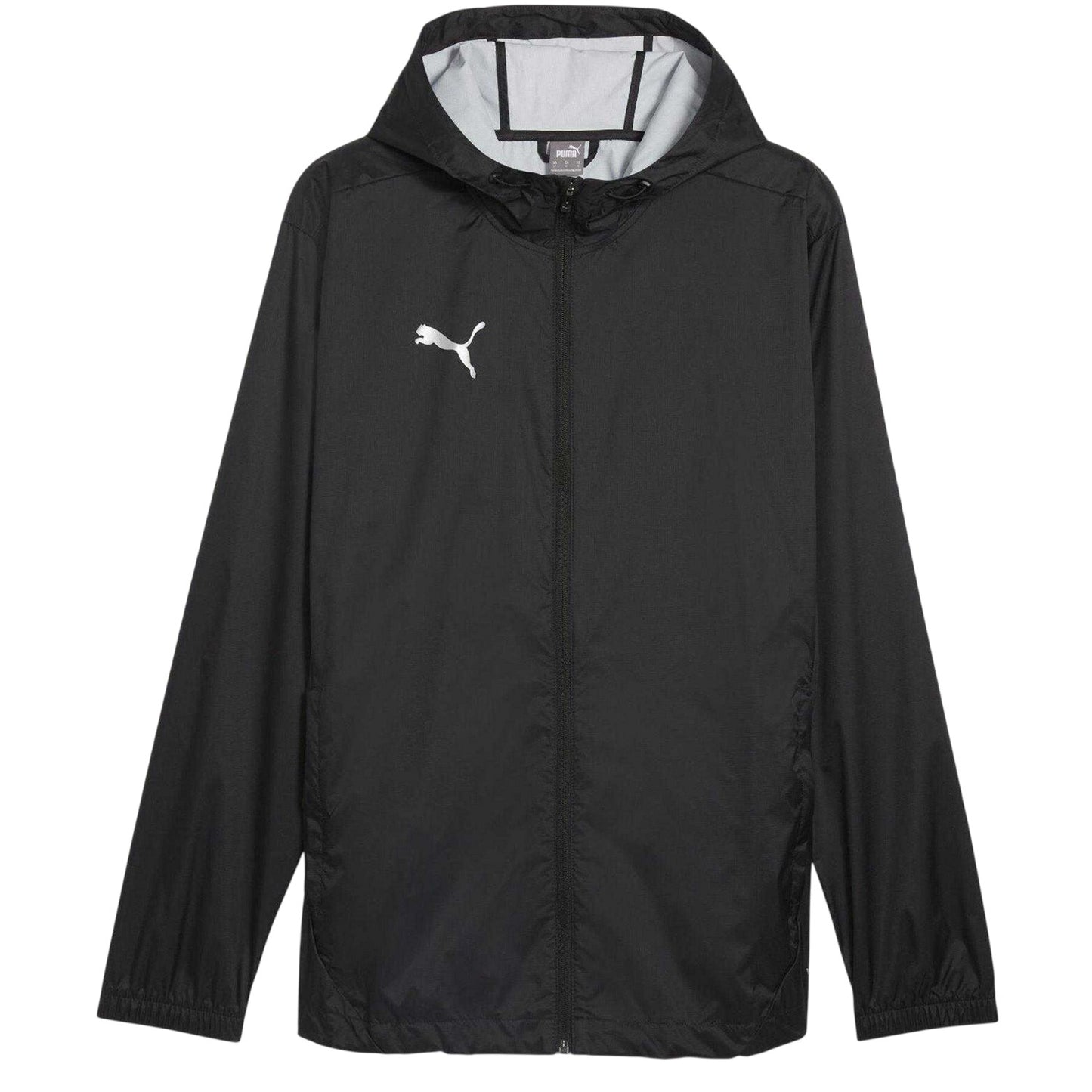 Puma Black - Front - Puma Mens TeamFinal Waterproof Lightweight Anorak