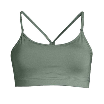 Dusty Green - Front - Casall Womens-Ladies Seamless Snug Fit Sports Bra