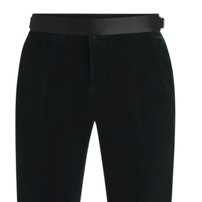 Green - Back - Boss Mens Tuxedo Trousers