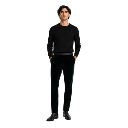 Green - Lifestyle - Boss Mens Tuxedo Trousers