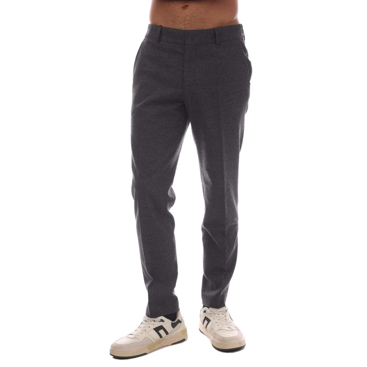 Grey - Front - Boss Mens P-Genius Trousers