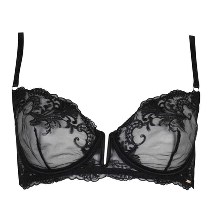 Black - Front - Bluebella Womens-Ladies Marseille Bra