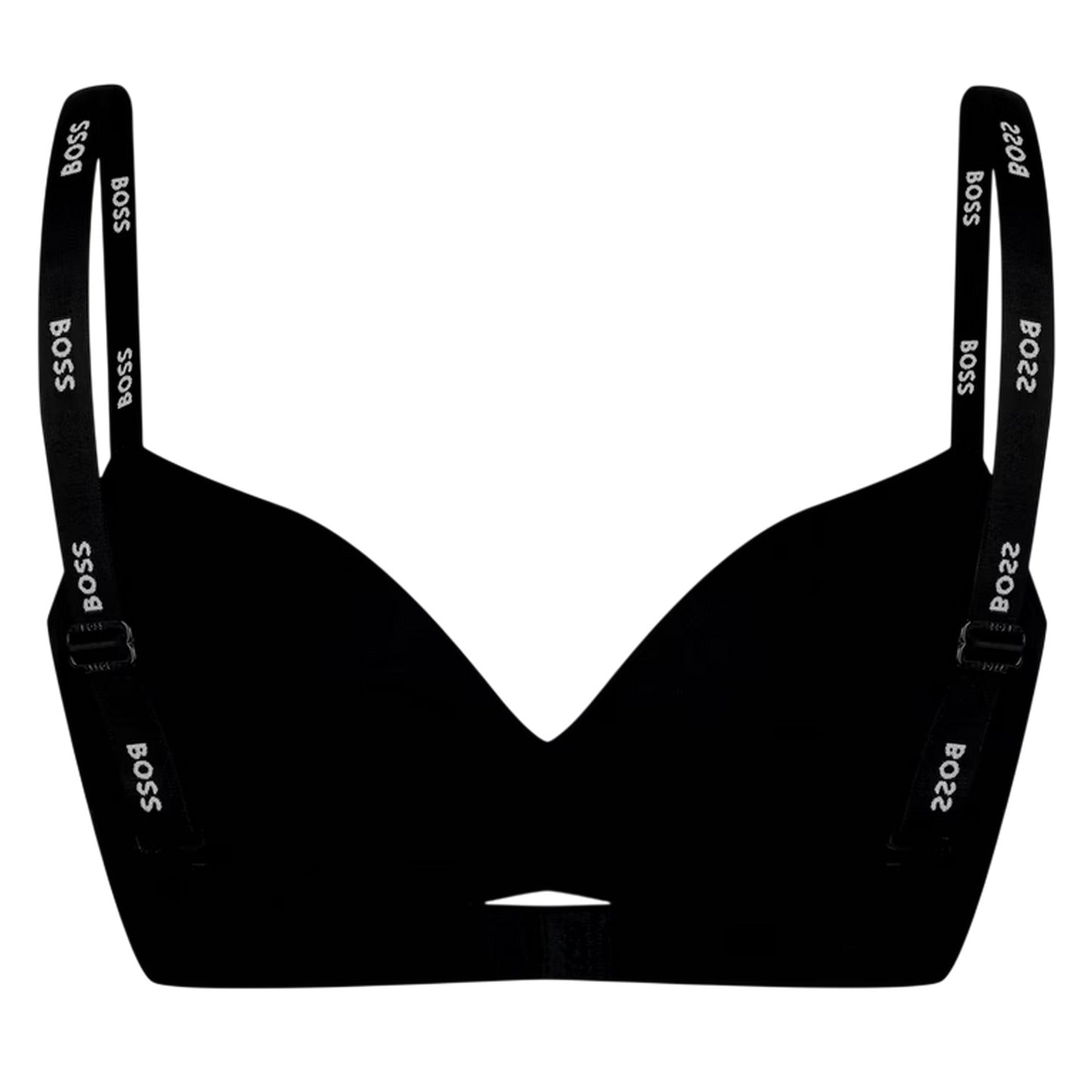 Black - Back - Boss Womens-Ladies Adjustable Strap Bra