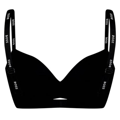 Black - Back - Boss Womens-Ladies Adjustable Strap Bra