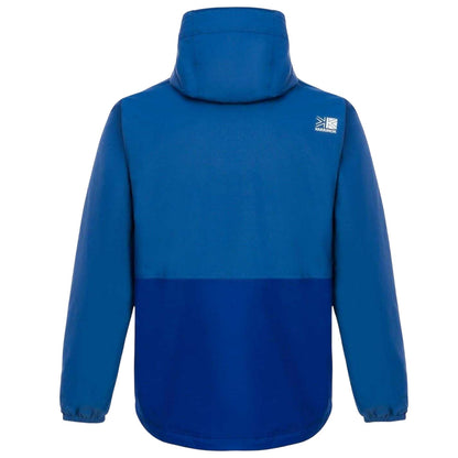 Blue-Royal Blue - Back - Karrimor Mens Colour Block Waterproof Half Zip Padded Jacket