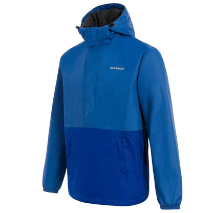 Blue-Royal Blue - Side - Karrimor Mens Colour Block Waterproof Half Zip Padded Jacket
