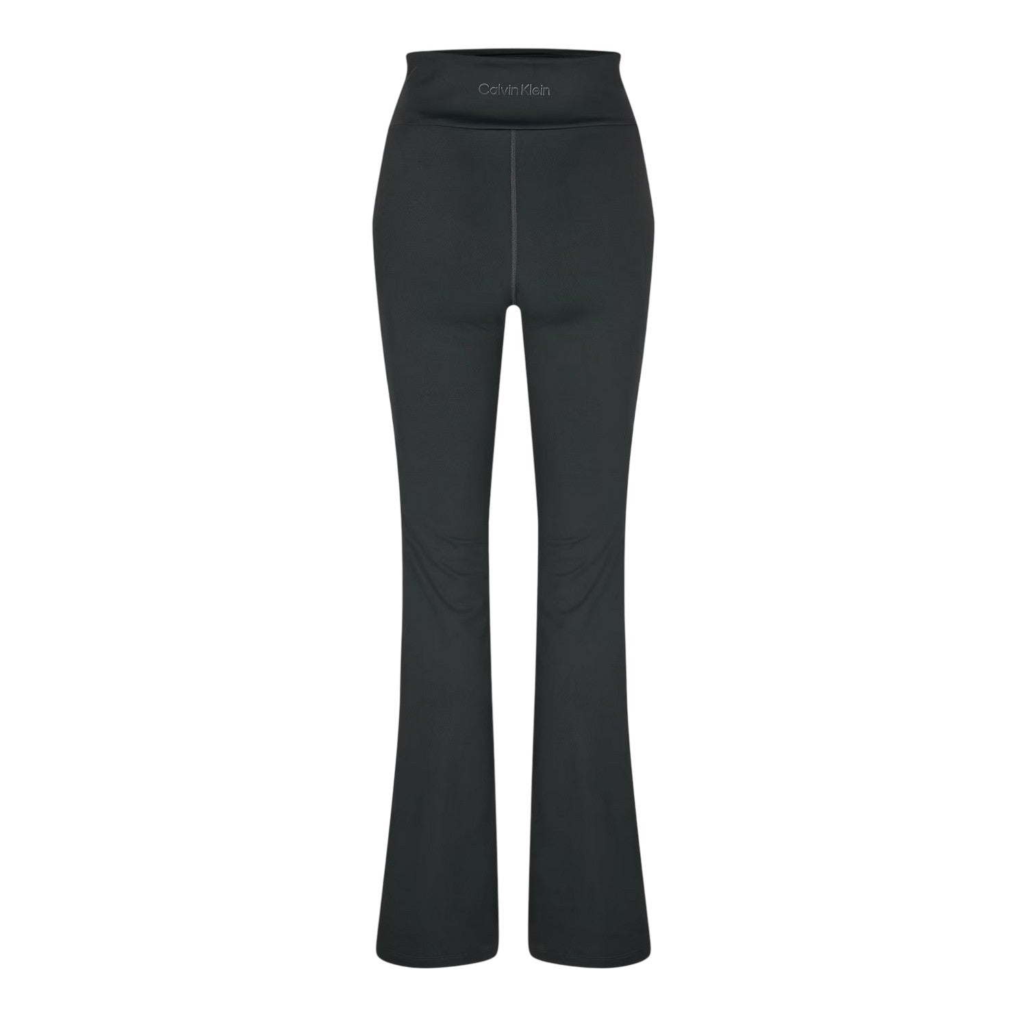 Black - Back - Calvin Klein Womens-Ladies High Rise Trousers