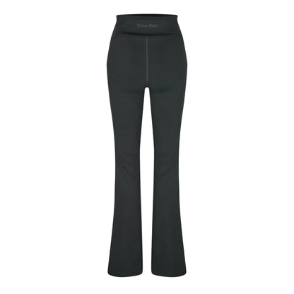 Black - Back - Calvin Klein Womens-Ladies High Rise Trousers