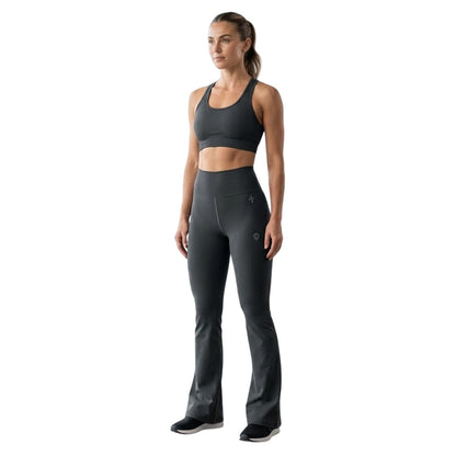 Black - Side - Calvin Klein Womens-Ladies High Rise Trousers
