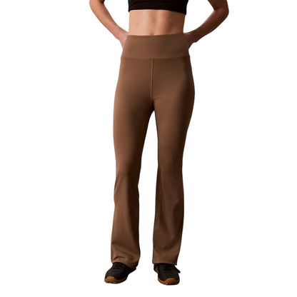 Shitake - Front - Calvin Klein Womens-Ladies High Rise Trousers