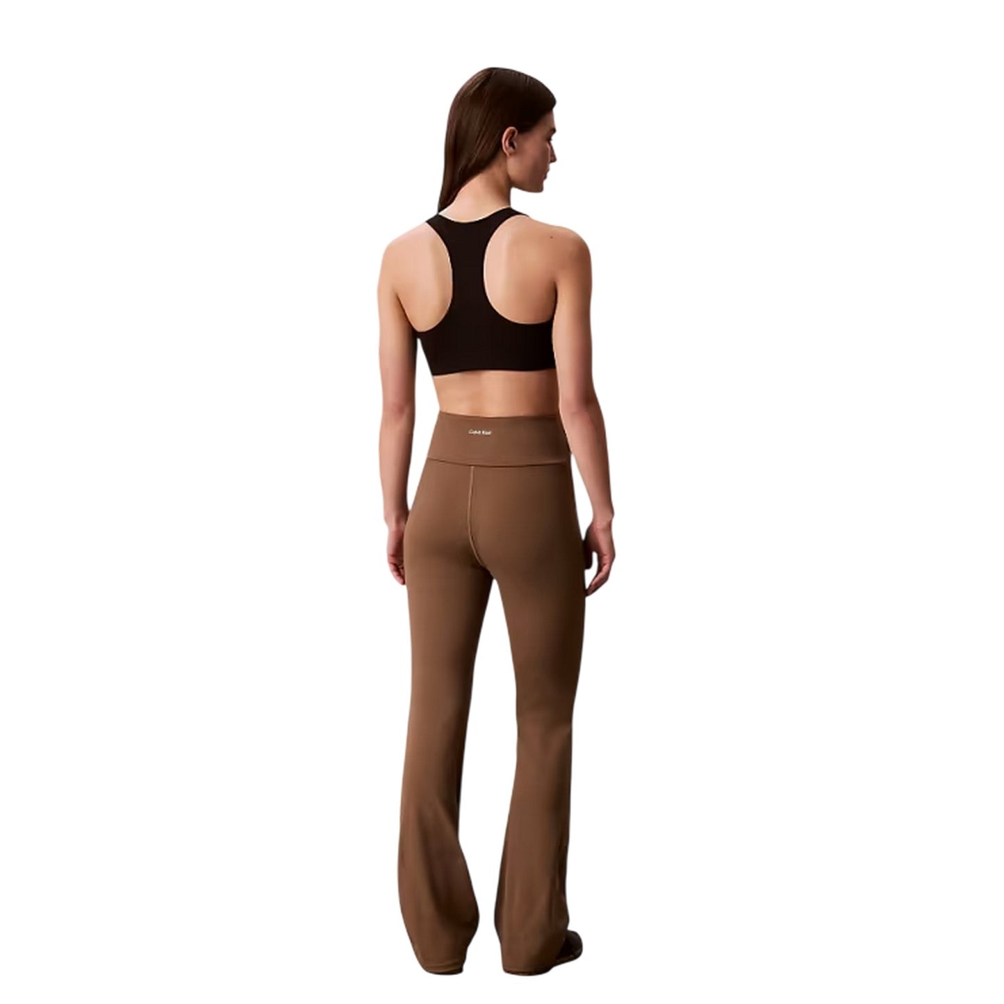 Shitake - Back - Calvin Klein Womens-Ladies High Rise Trousers