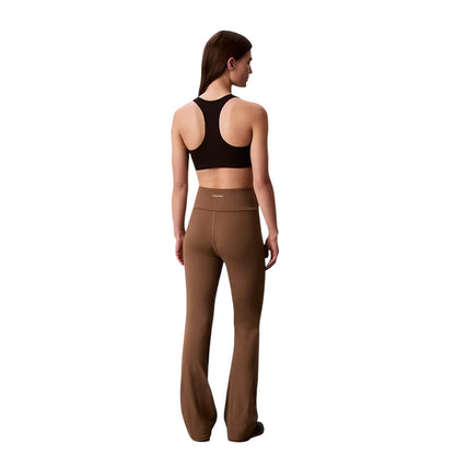Shitake - Back - Calvin Klein Womens-Ladies High Rise Trousers