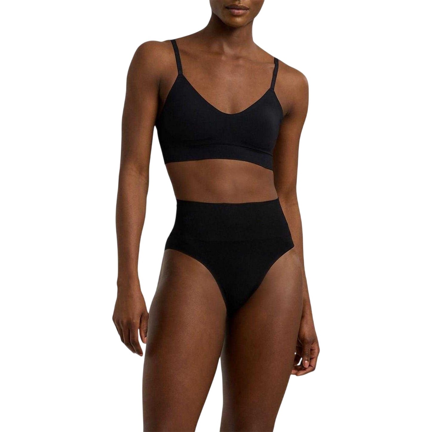 Black - Lifestyle - Ralph Lauren Womens-Ladies Unlined Bralette