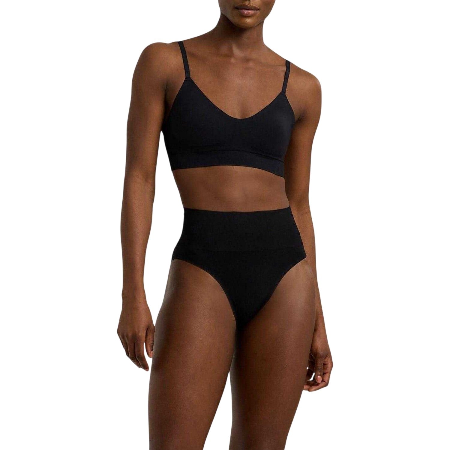 Black - Lifestyle - Ralph Lauren Womens-Ladies Unlined Bralette