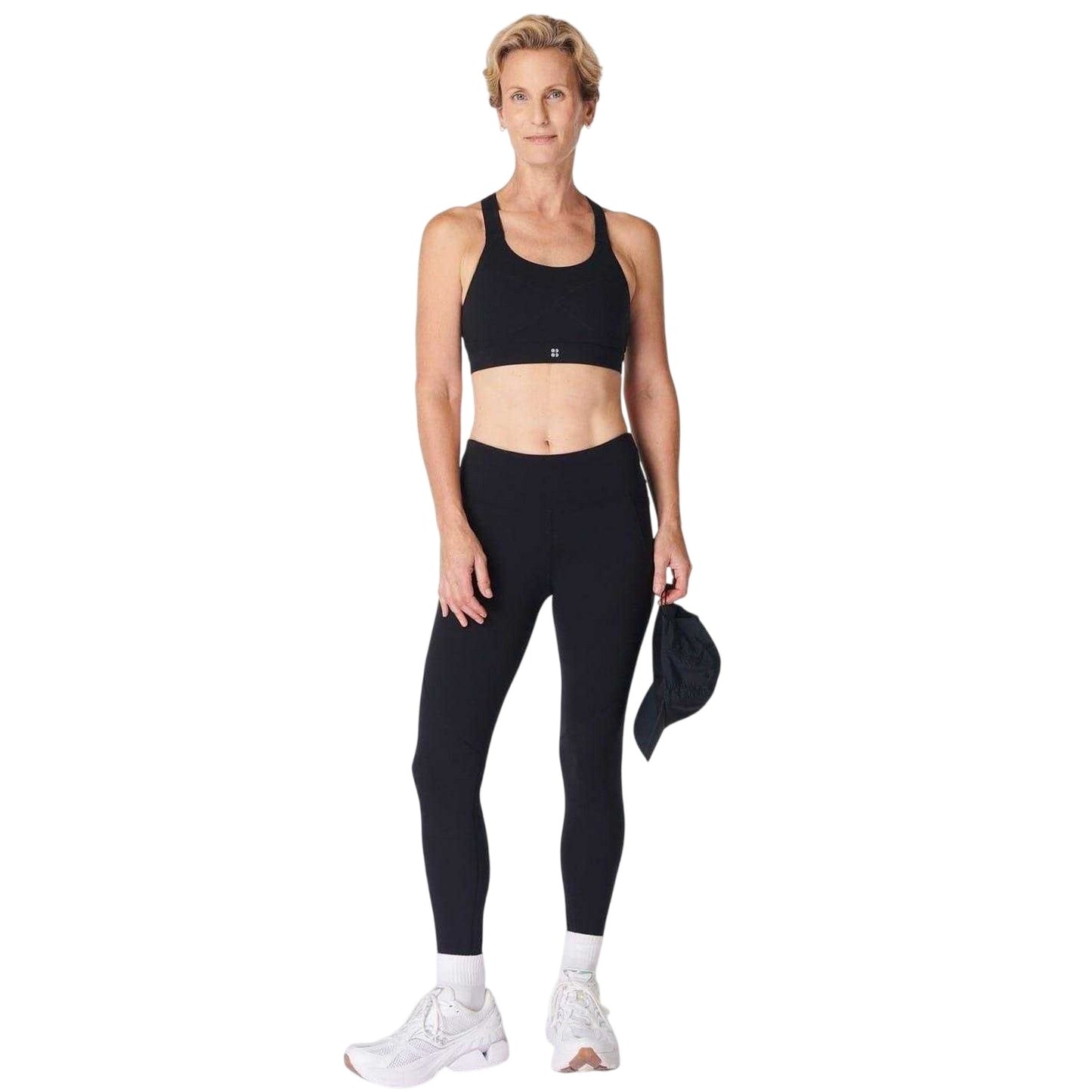 Black - Side - Sweaty Betty Womens-Ladies Medium Impact Sports Bra