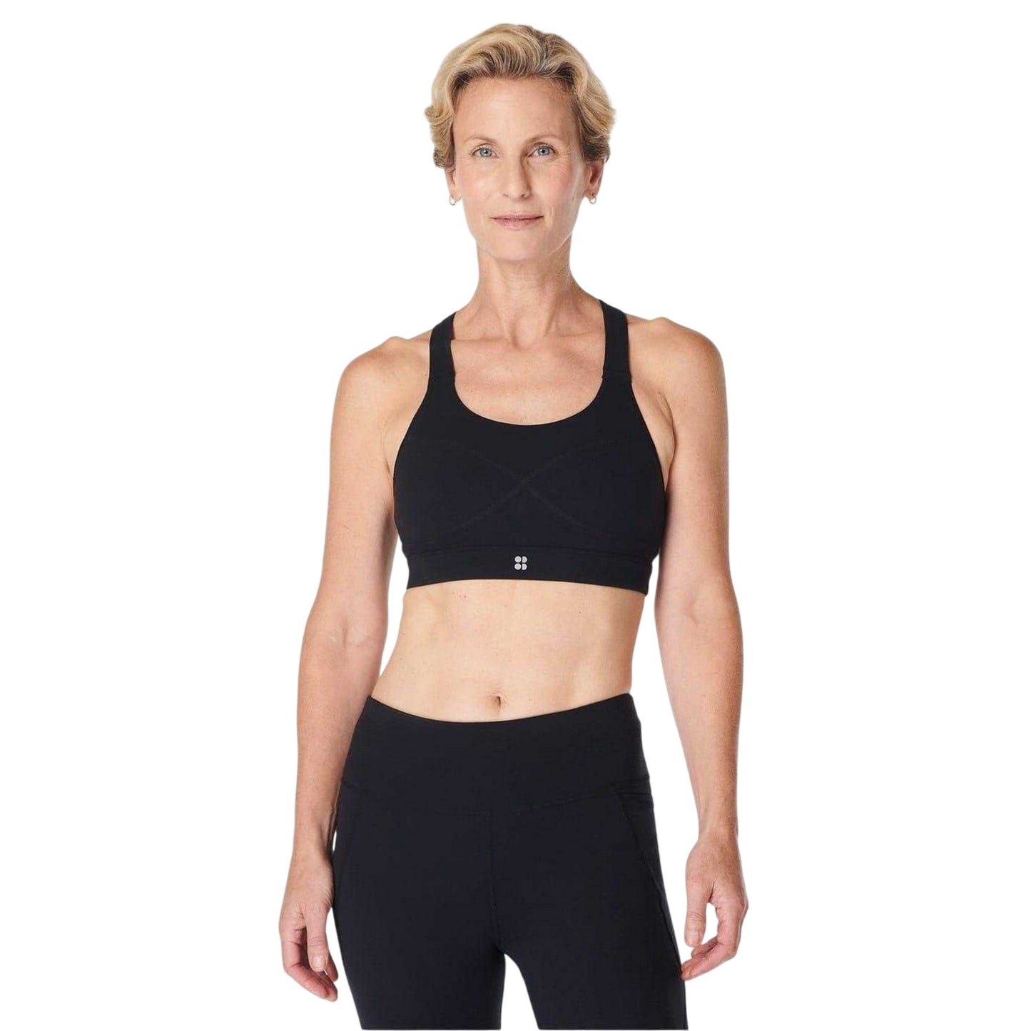Black - Front - Sweaty Betty Womens-Ladies Medium Impact Sports Bra