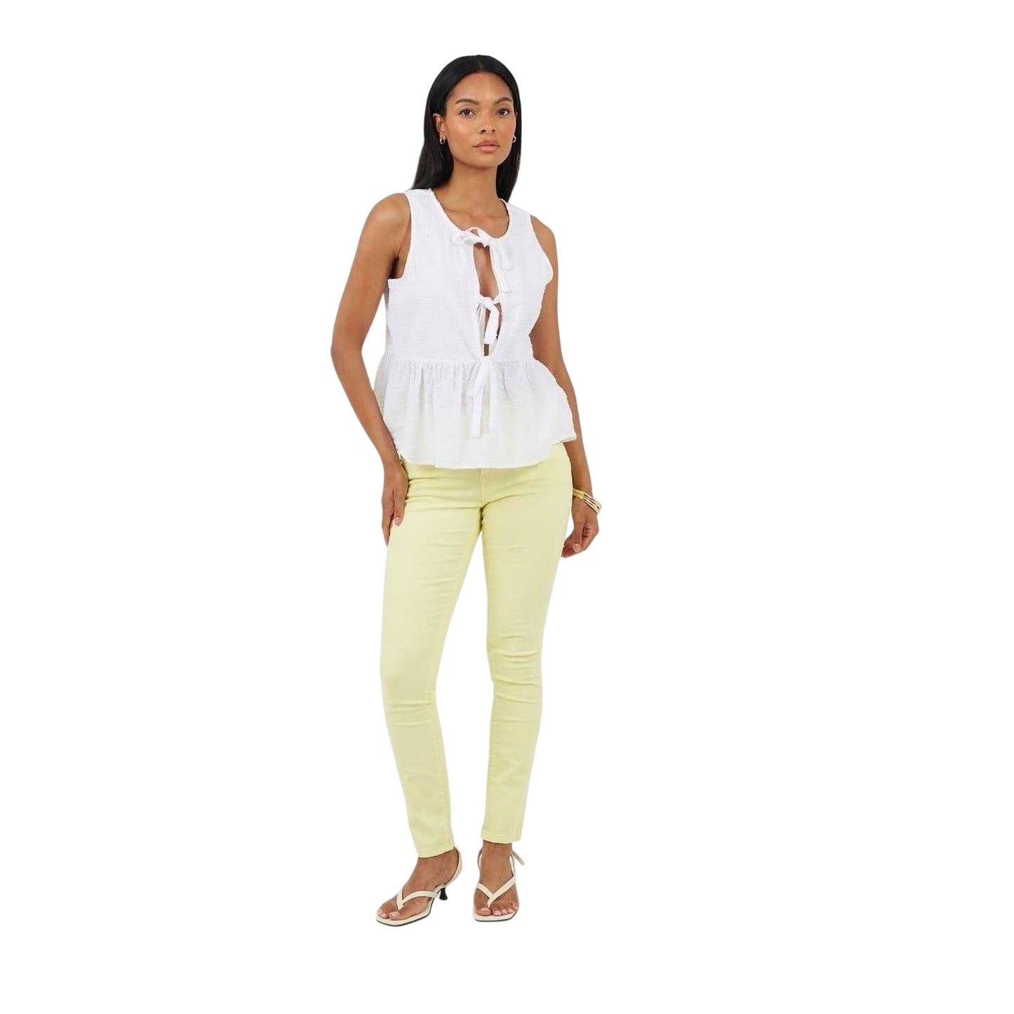 Lemon - Lifestyle - Brave Soul Womens-Ladies Denim 5 Pockets Slim Jeans