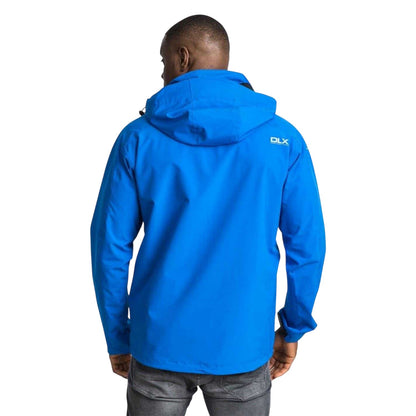 Electric Blue - Back - DLX Mens Kumar Waterproof Jacket